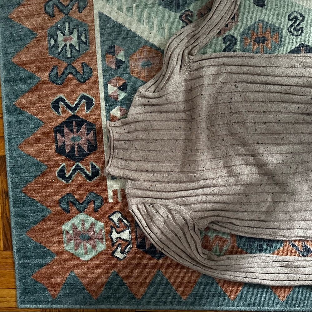 Madewell Soft Knit Sweater in Light Brown